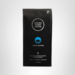 Kicking Horse Three Sisters aroma with dried fruit and coconut notes for sensory coffee moments