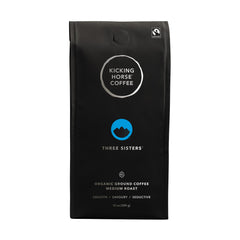 Kicking Horse Three Sisters bag of organic coffee for everyday brewing