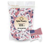 KIDU Pantry USA Buttermints in a 13 oz bag with festive packaging for parties