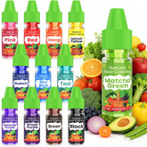 Kiigfood natural liquid food coloring bottle drops for vibrant baking colors