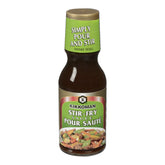 Kikkoman Stir-Fry Sauce bottle pouring for quick weeknight meals