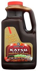 Kikkoman Tonkatsu Sauce bottle front view, ideal for dipping and glazing crispy pork.