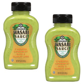 Kikkoman Wasabi Sauce bottle for sandwiches and dips with velvety zing.