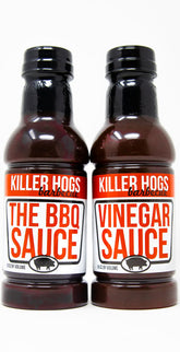 Killer Hogs BBQ sauce bottle ready for grilling and flavor exploration.