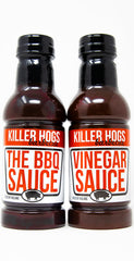 Killer Hogs BBQ sauce bottle ready for grilling and flavor exploration.