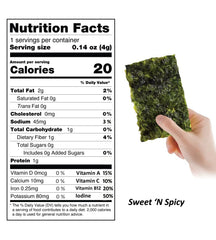 Kimnori California roasted seaweed crisp highlighting fresh double-roasted texture.