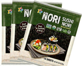 KIMNORI sushi nori sheets ready for homemade rolls and wraps