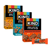 Kind Bar Minis variety pack front view showing convenient on-the-go snacking
