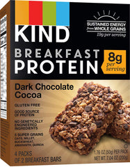 Kind Breakfast Bars Honey Oat box showcases wholesome grains for busy mornings