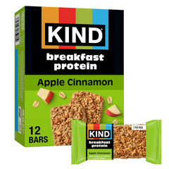 KIND Breakfast Protein Apple Cinnamon two-bar pack for on-the-go energy