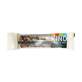 KIND dark chocolate almond & coconut bar packaging showing gluten-free, on-the-go snack option
