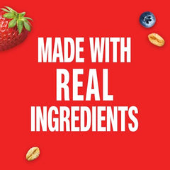 KIND Healthy Grains bar with real fruit composition and berry visuals.