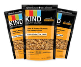 Kind Healthy Grains Granola three 11-ounce bags for convenient snacking.