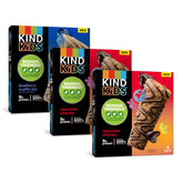 KIND Kids Blueberry Muffin Bars pack showing soft texture and real fruit for school snacks