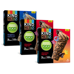 KIND Kids Blueberry Muffin Bars pack showing soft texture and real fruit for school snacks
