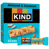KIND Almond & Coconut bars pack, convenient on-the-go snack.