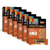 KIND PROTEIN Crunchy Peanut Butter bar front view for on-the-go snacking