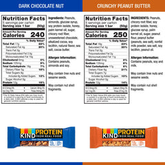 KIND Protein Crunchy Peanut Butter bars provide a gluten-free energy boost.