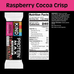 KIND Protein MAX packaging on the shelf shows high protein, low sugar claims