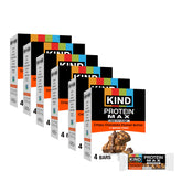 KIND Protein MAX Crispy bar unwrapped, a high-protein snack.
