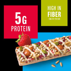 Strawberries, cranberries, and nuts in a KIND Seeds bar bite