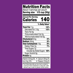 KIND Vanilla cashew clusters pouch image suggesting portable healthy snack on the go.