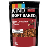 KIND Soft Baked Granola dark chocolate chunks in resealable pack for on-the-go snacking