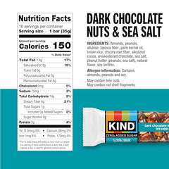 KIND ZERO Added Sugar Bars close-up highlights almonds and peanuts for a protein-rich snack.