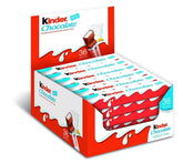 Kinder Maxi chocolate 36-bar box front, ideal for sharing with family