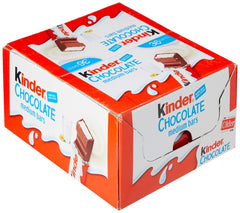Kinder Maxi chocolate bar milk filling closeup, creamy texture in every bite