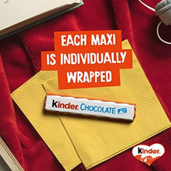 Kinder Maxi product of Poland label, authentic imported delight