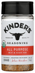 Kinders Organic All Purpose Seasoning bottle ready to boost everyday meals.
