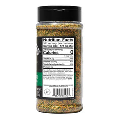 KINDER'S Organic seasoning bottle pour demonstrates convenient sprinkle for quick flavor boosts.