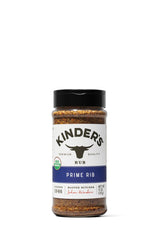 Kinder's Organic Prime Rib Rub pack shot for premium beef flavoring