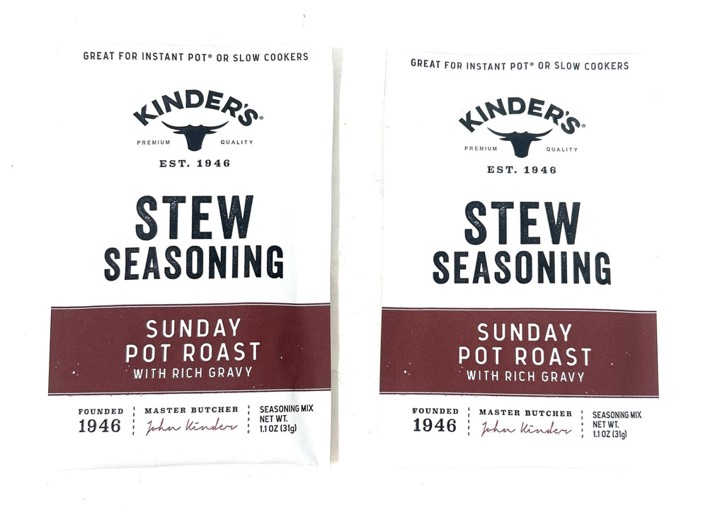 Kinder's Seasoning Mixes packaging ready for quick, flavorful weeknight meals.