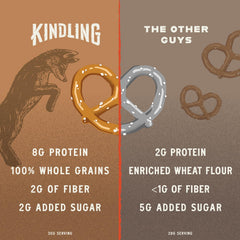 Kindling Churro snack pack on desk promotes a quick, satisfying office break.