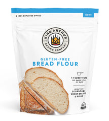 King Arthur gluten-free bread flour one-to-one substitution for yeasted recipes with reliable texture.