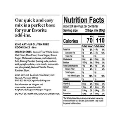 Ingredients highlight Non-GMO and Kosher credentials for King Arthur mix