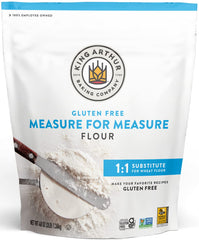 King Arthur Measure for Measure flour bag ready for reliable gluten-free baking at home.