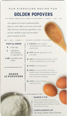 King Arthur Mix Popover 9oz baking in oven rising popovers