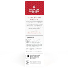 King Arthur rosemary sea salt topping enhances aroma and crust.