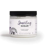 King Arthur White Sparkling Sugar 3777 jar front adds crisp shine to cookies.