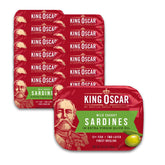 King Oscar sardines in olive oil can highlight premium flavor and convenience.