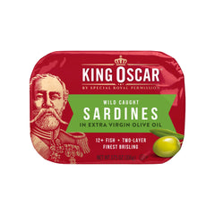 Sardines in olive oil by King Oscar for keto-friendly meals.