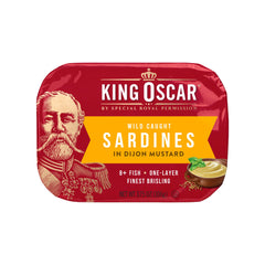King Oscar wild caught sardines from Norway bring fresh ocean flavor.