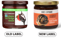 King's Cupboard fudge sauce over ice cream for a decadent treat