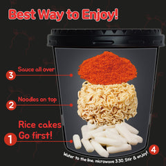 KINIKORA Rabokki Cup microwave-ready design for a fast weeknight dinner.
