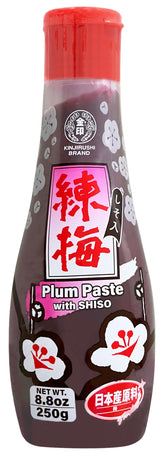 Kinjirushi Umeboshi paste in tube packaging, ideal for precise flavoring and minimal waste.