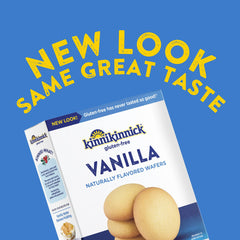 Kinnikinnick Vanilla Wafers open pack with crispy cookies visible