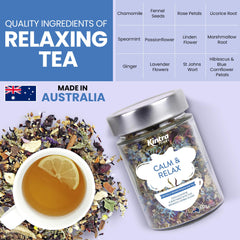 Kintra Foods floral aroma during steeping highlighting natural herbal ingredients.